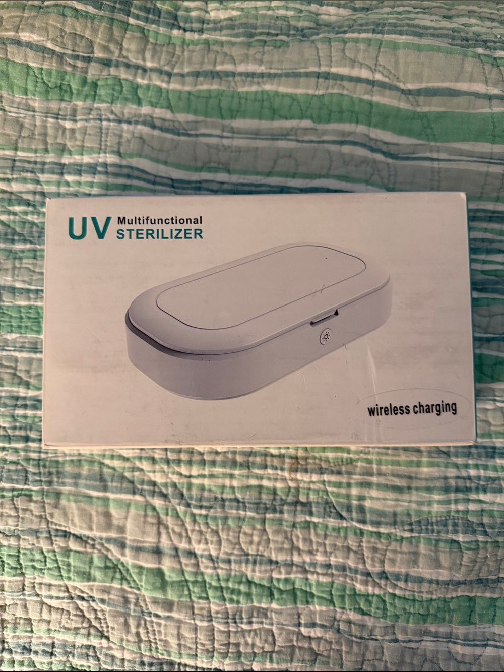 UV Multifunctional Sterilizer with Wireless Charging - White
